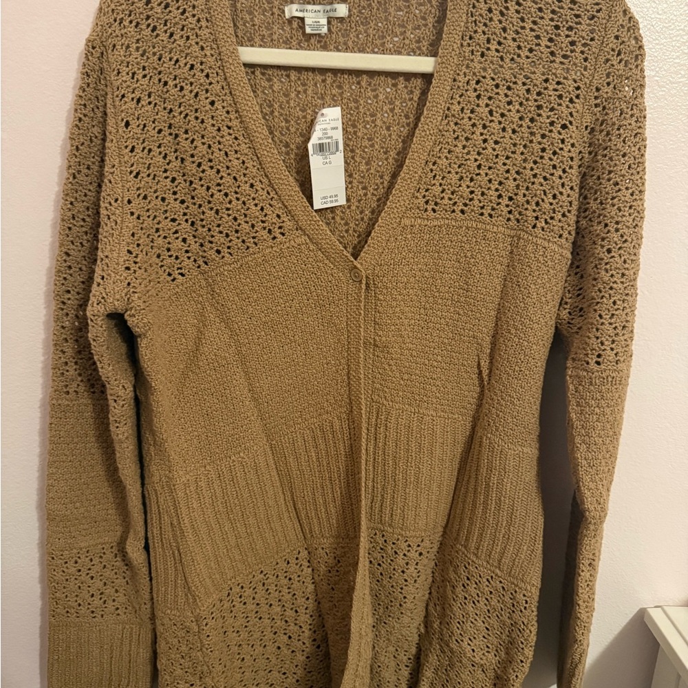 American Eagle Outfitters Women's Brown Cardigan